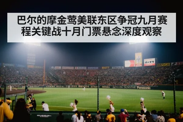 巴尔的摩金莺美联东区争冠九月赛程关键战十月门票悬念深度观察